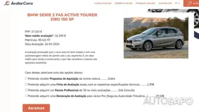 BMW Série 2 Active Tourer 218 d de 2016