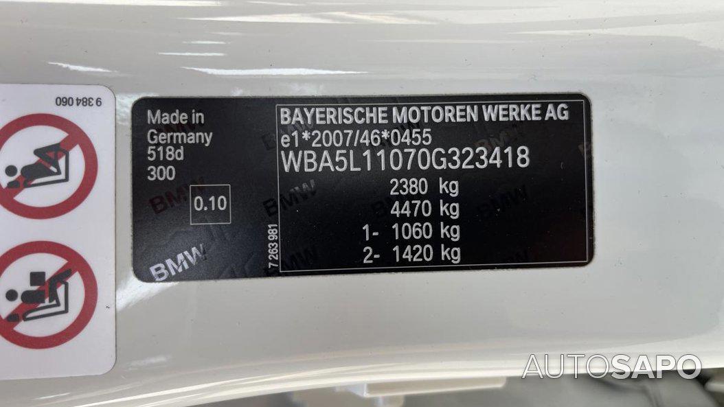 BMW Série 5 518 d Pack M Auto de 2016