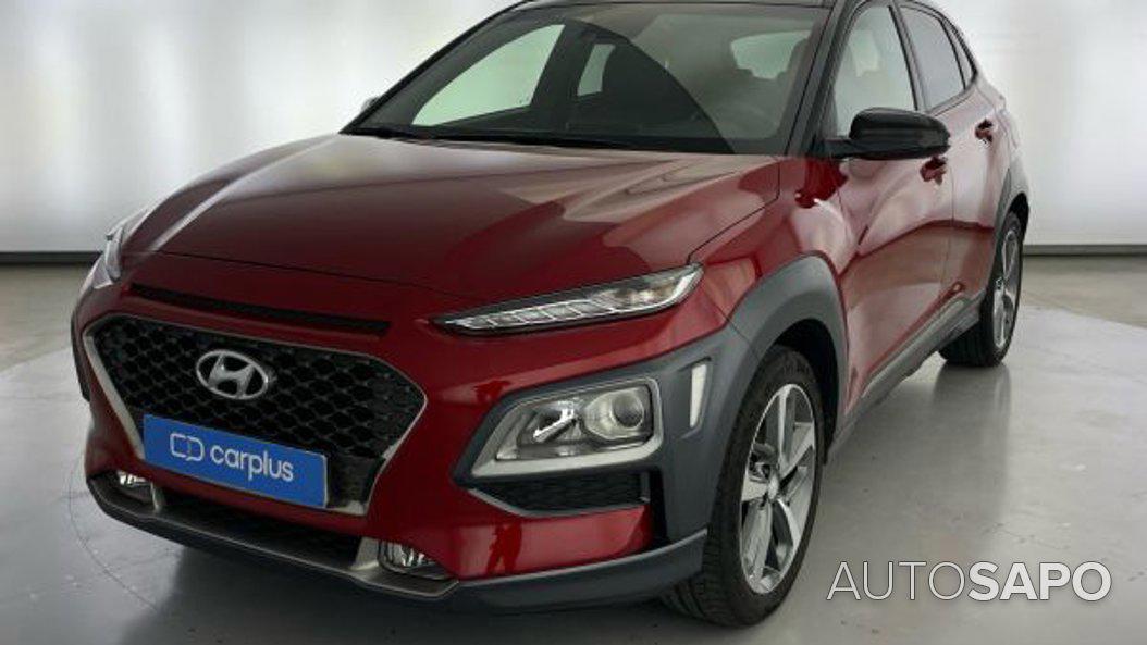 Hyundai Kauai 1.0 T-GDi Premium Pele/Tecido Vermelho de 2018