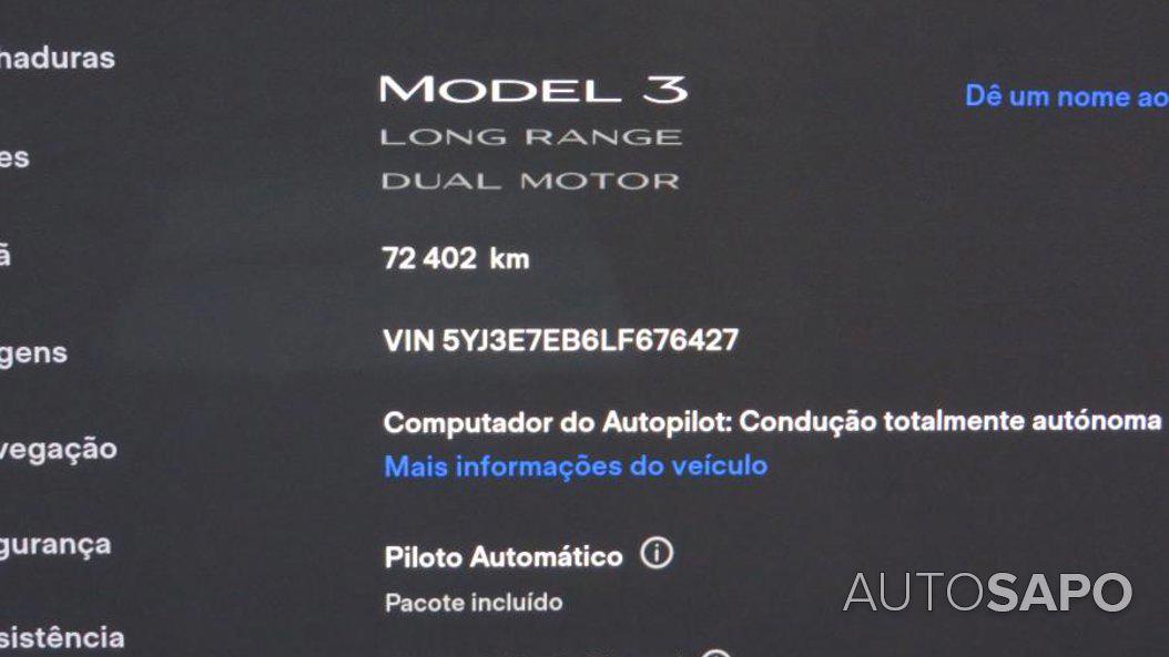 Tesla Model 3 de 2020