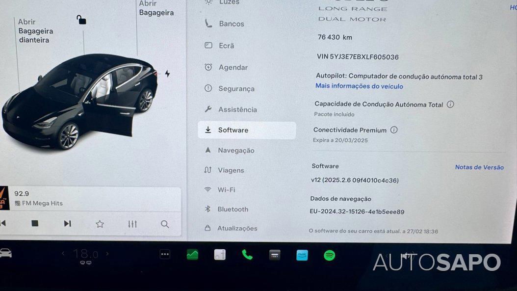 Tesla Model 3 de 2019