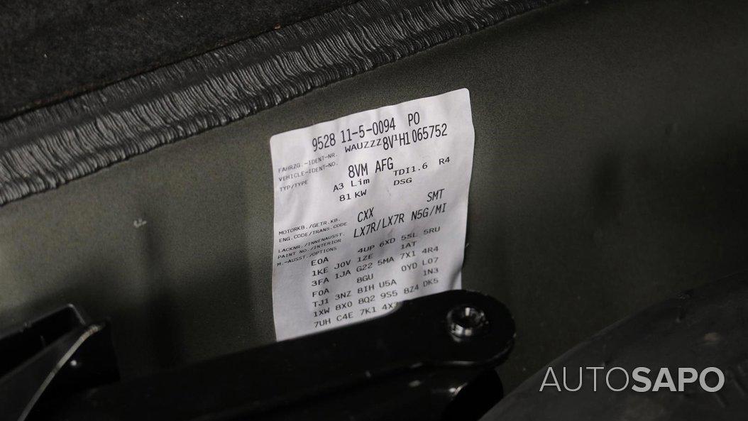 Audi A3 Limousine de 2017