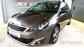 Peugeot 308 1.2 PureTech Allure Faróis Full LED de 2015