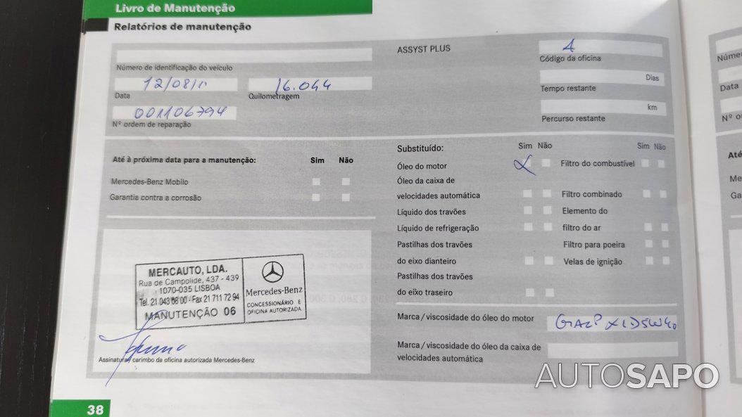 Mercedes-Benz Classe C 200 CDi Classic BlueEfficiency de 2010