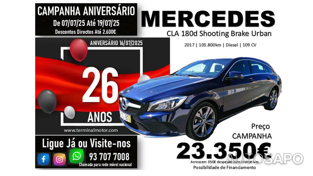 Mercedes-Benz Classe CLA 180 CDi Urban de 2017
