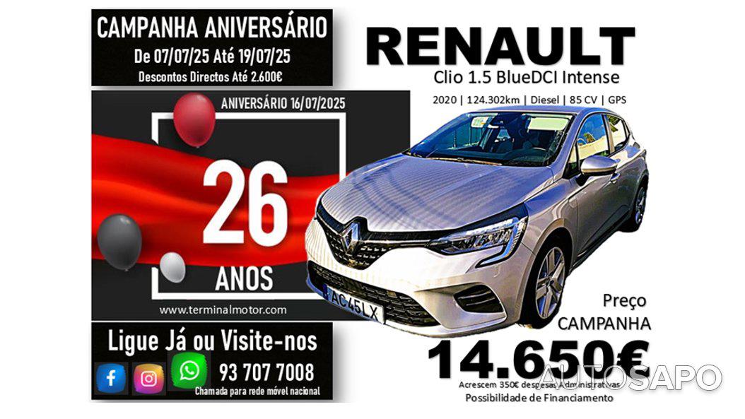 Renault Clio 1.5 Blue dCi Intens de 2020