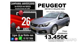 Peugeot 308 1.5 BlueHDi Style de 2019