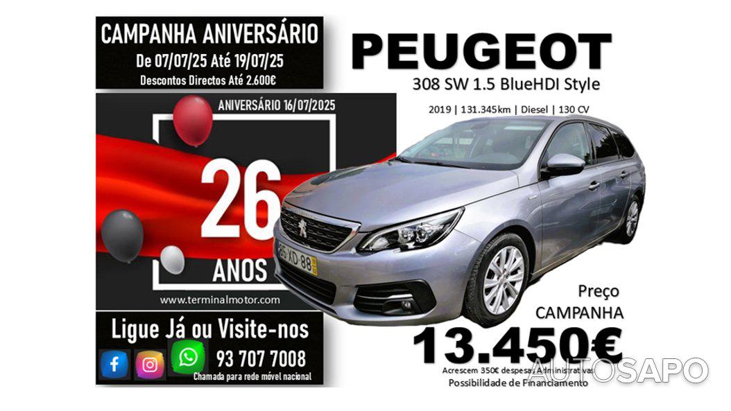 Peugeot 308 1.5 BlueHDi Style de 2019