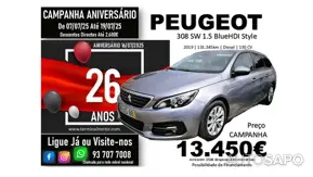 Peugeot 308 1.5 BlueHDi Style de 2019