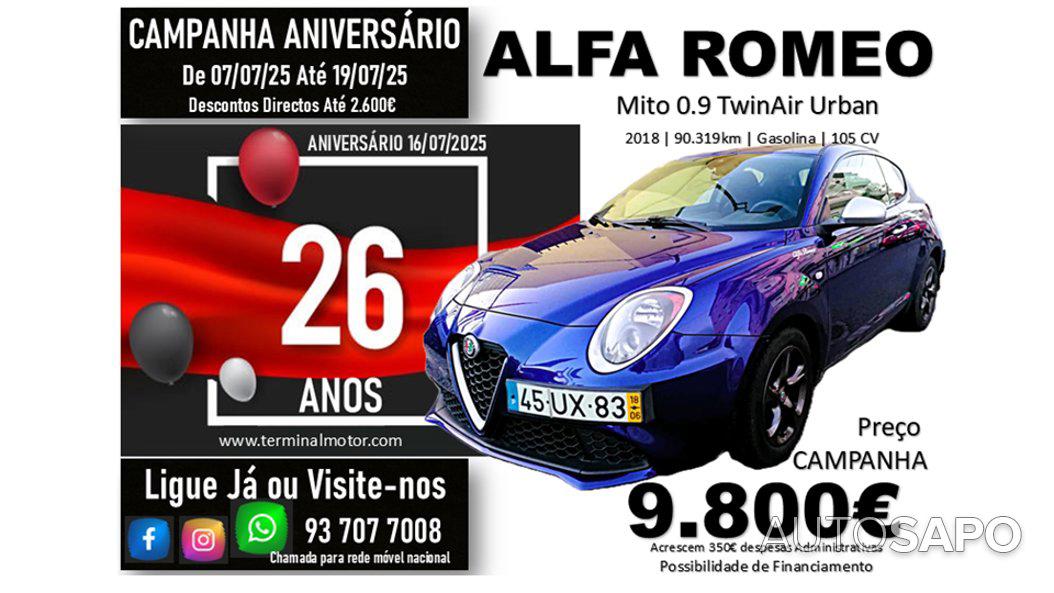 Alfa Romeo MiTO 0.9 T TwinAir Urban de 2018