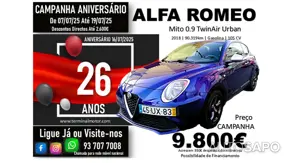 Alfa Romeo MiTO 0.9 T TwinAir Urban de 2018