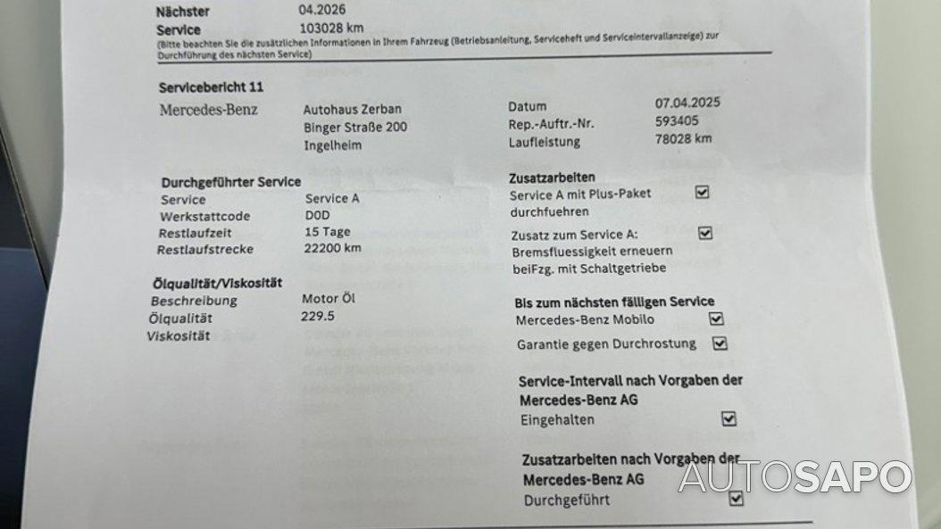 Mercedes-Benz Classe SLK de 2014