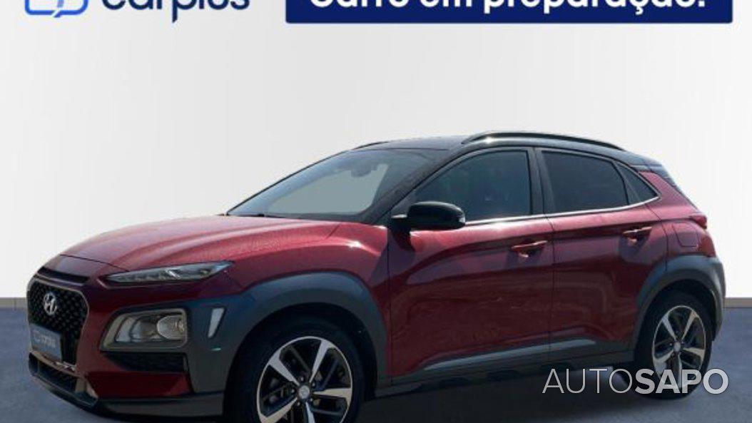 Hyundai Kauai 1.0 T-GDi Premium Pele/Tecido Vermelho de 2018