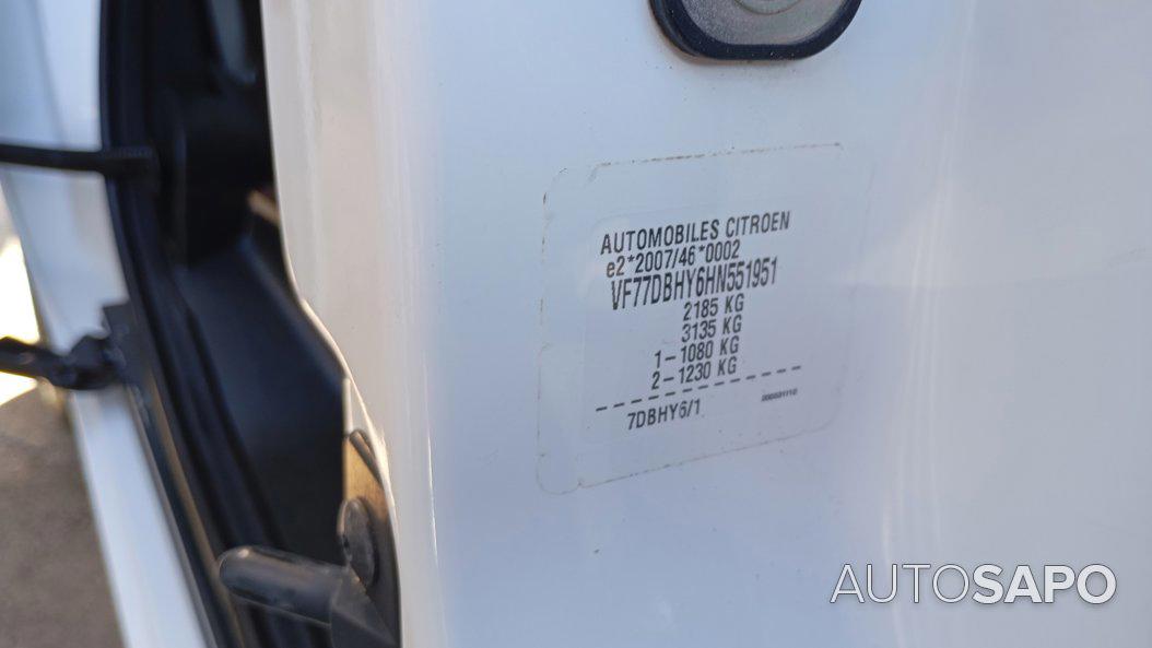 Citroen Berlingo 1.6 BlueHDi L1 3L de 2018