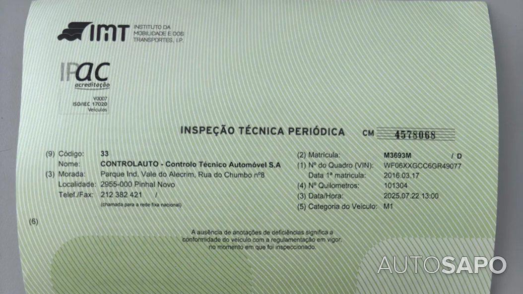 Ford Focus 1.0 EcoBoost Active de 2016