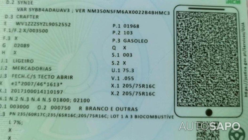 Volkswagen Crafter de 2020