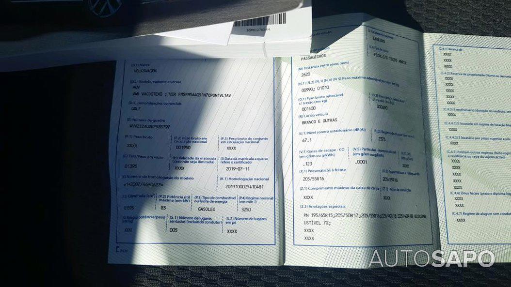 Volkswagen Golf de 2019