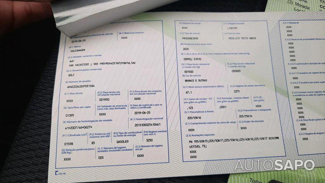 Volkswagen Golf de 2019