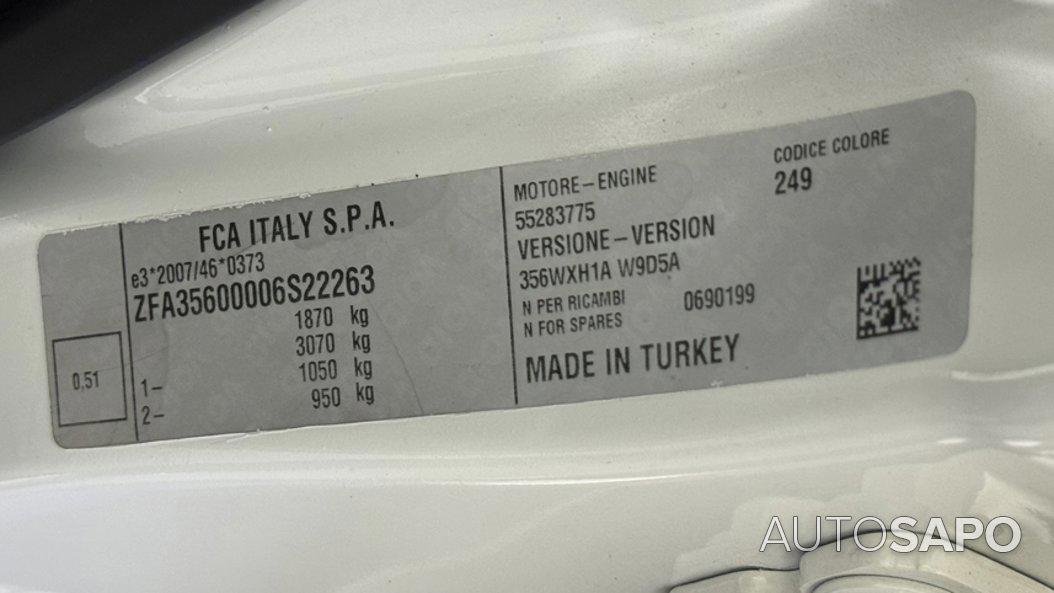 Fiat Tipo 1.3 M-Jet Lounge de 2020