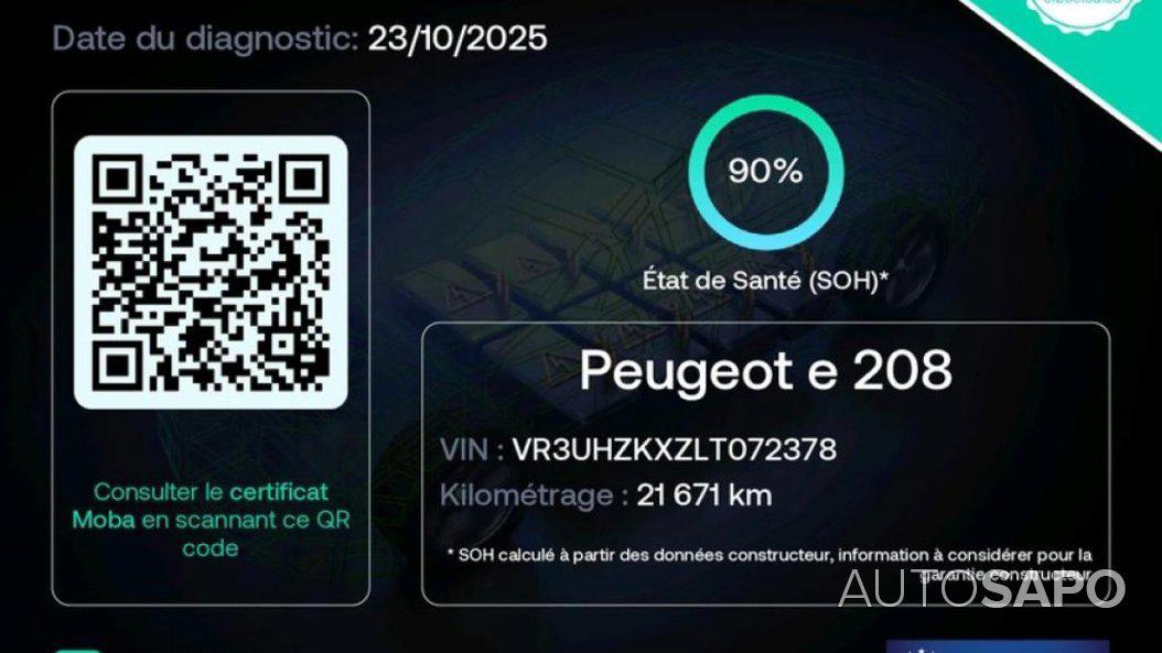 Peugeot E-208 de 2020