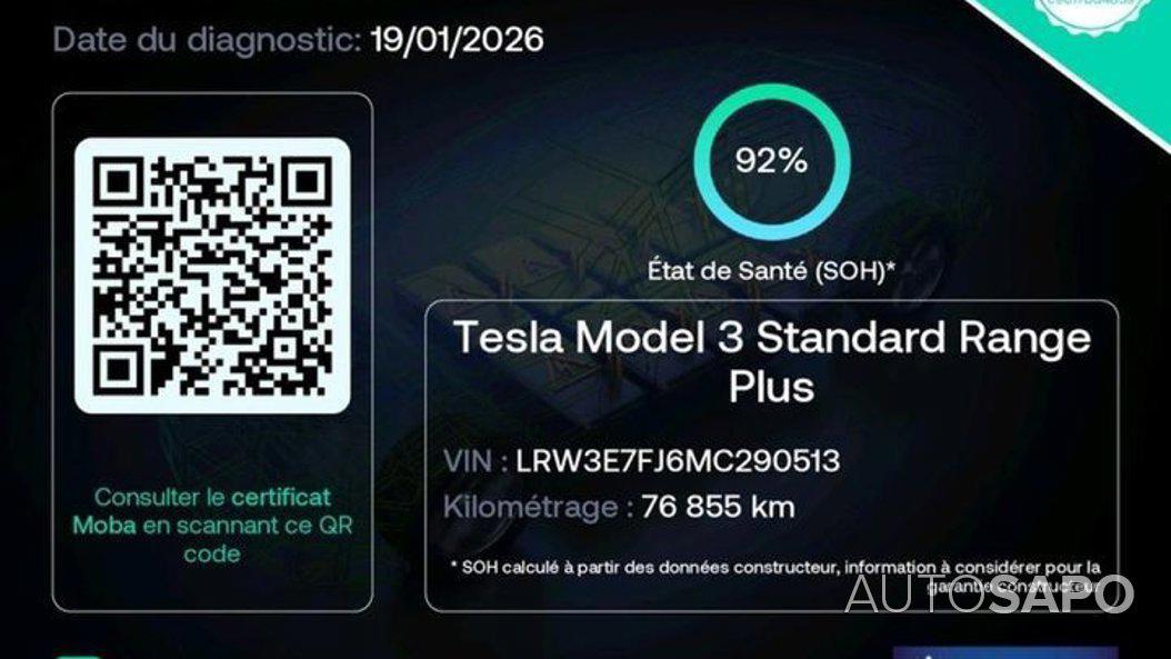 Tesla Model 3 Standard Range Plus RWD de 2021