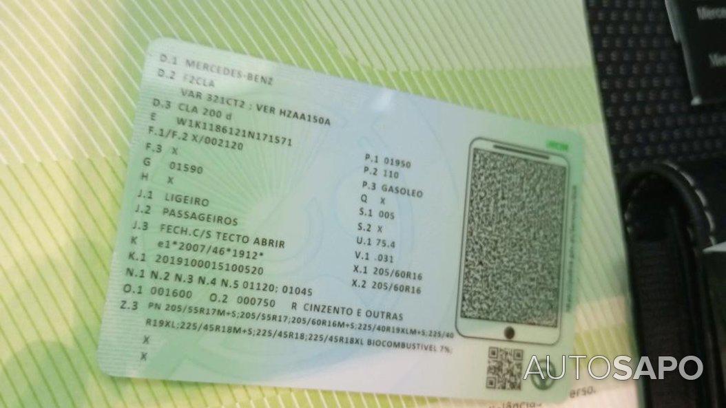 Mercedes-Benz Classe CLA de 2020