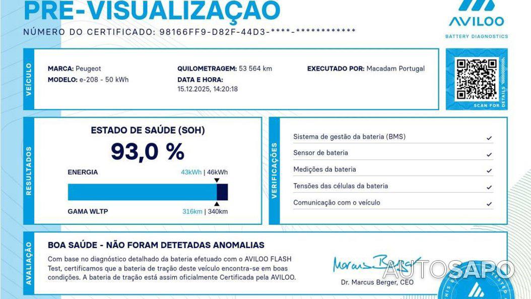 Peugeot E-208 de 2021