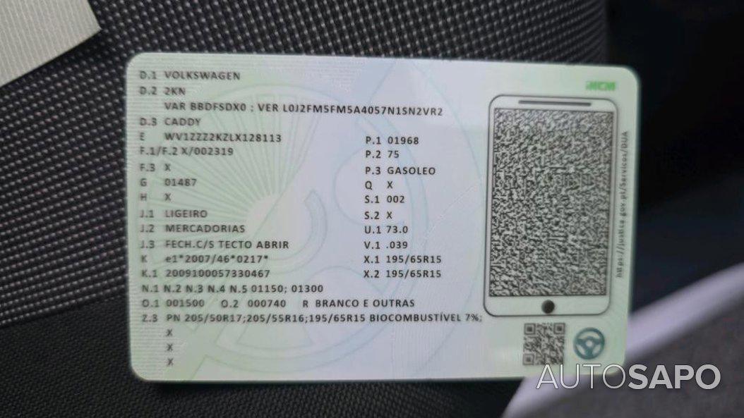 Volkswagen Caddy de 2020