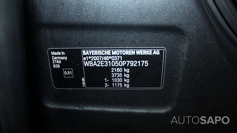BMW Série 2 Gran Tourer 216 i 7L Pack M de 2015