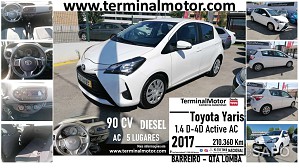 Toyota Yaris 1.4 D-4D Active+AC de 2017